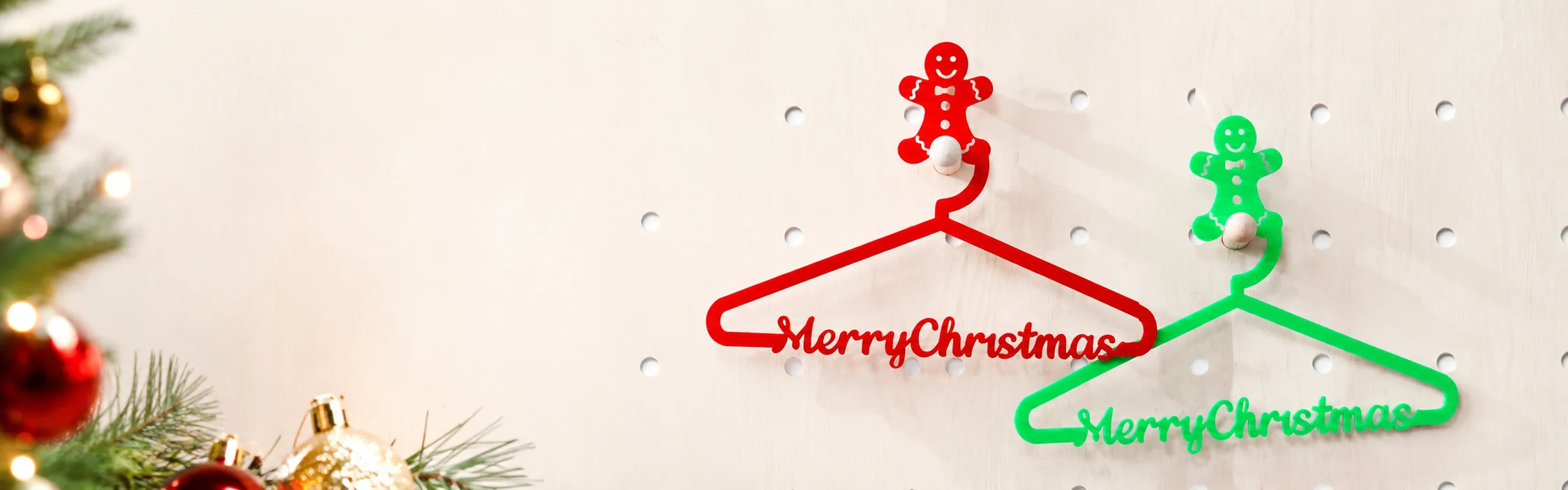 アクリルクリスマスハンガー