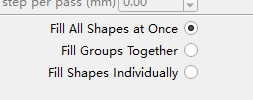 Fill grouping should be adjusted when necessary to reduce idle movement Fill grouping should be adjusted when necessary to reduce idle movement