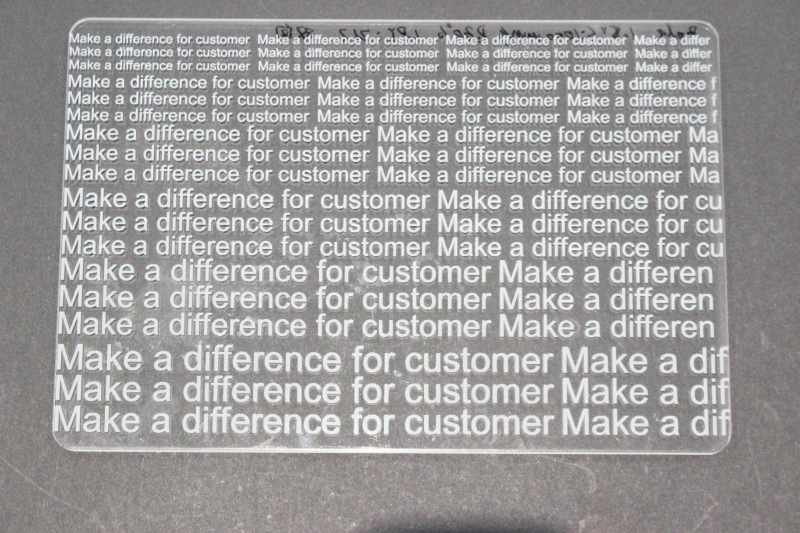 recessed laser engraving example recessed laser engraving example