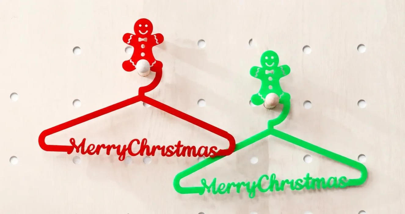 アクリルクリスマスハンガー