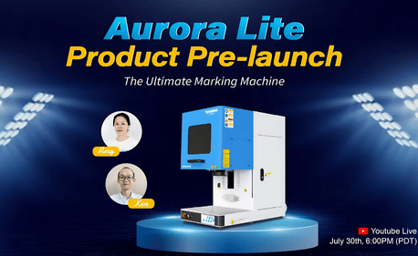 サンダーオーロラLite発売前! ビジネスレベルの高精度レーザーの印机械
