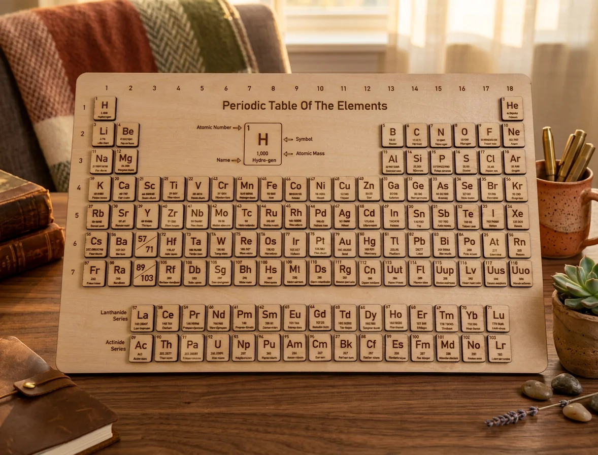 Laser Engraved Periodic Table Laser Engraved Periodic Table