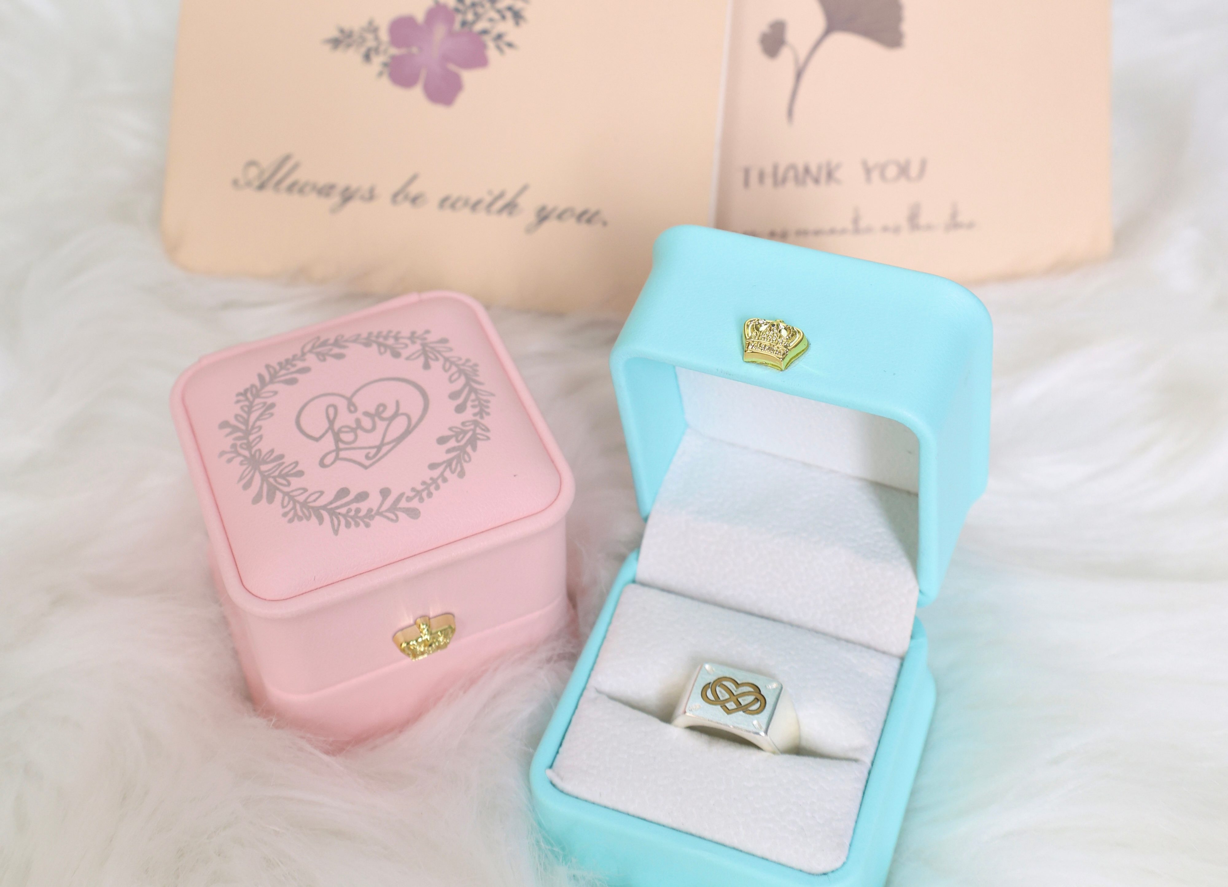 laser mark leather ring box laser mark leather ring box