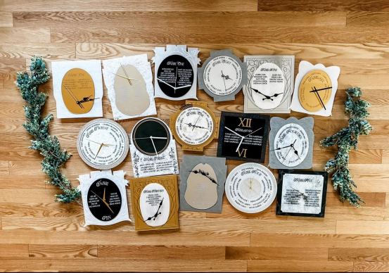 laser cut acrylic clock laser cut acrylic clock