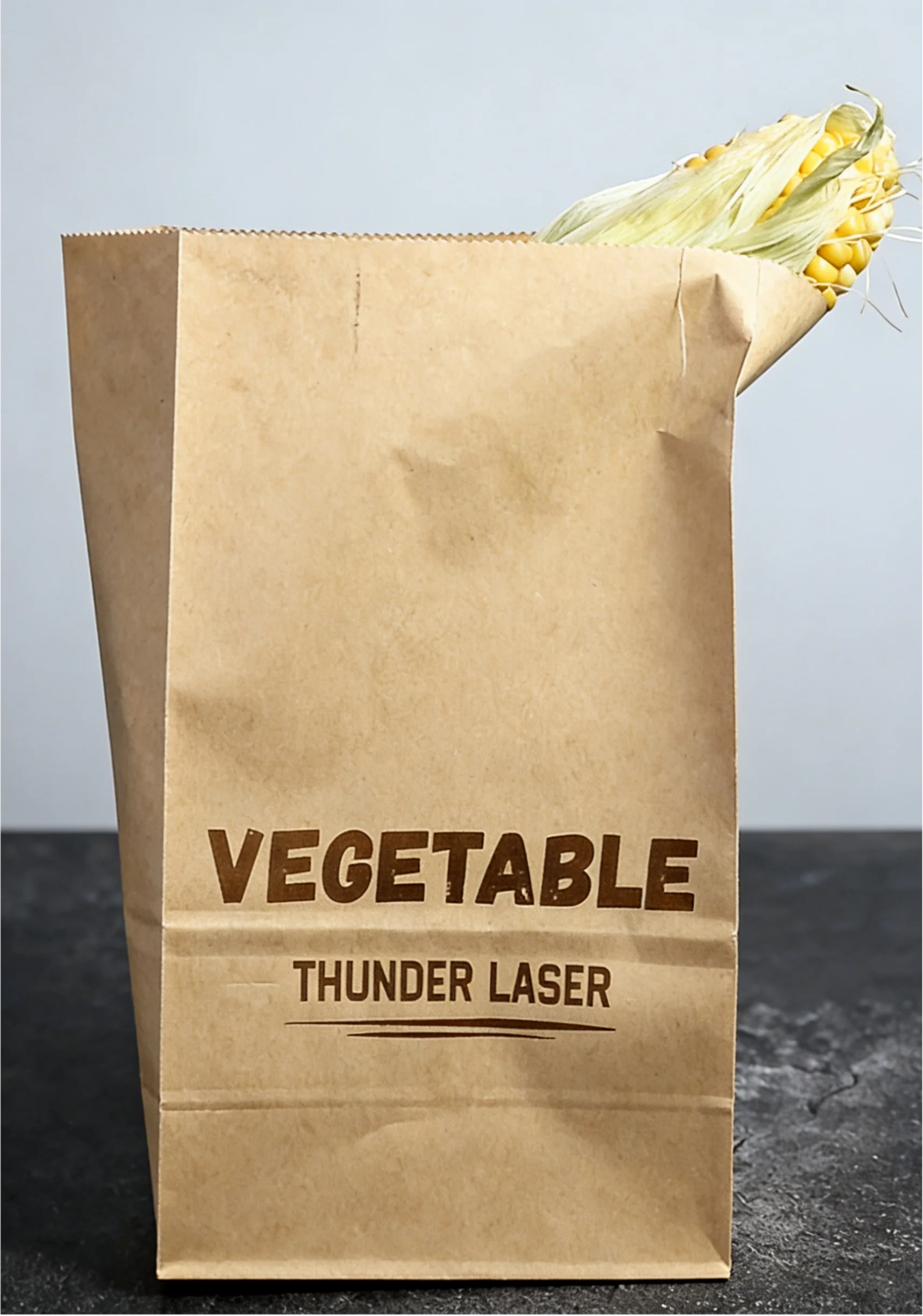 laser engraved paper bag