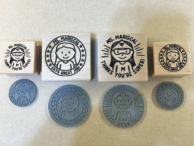 laser engraving rubber stamp laser engraving rubber stamp