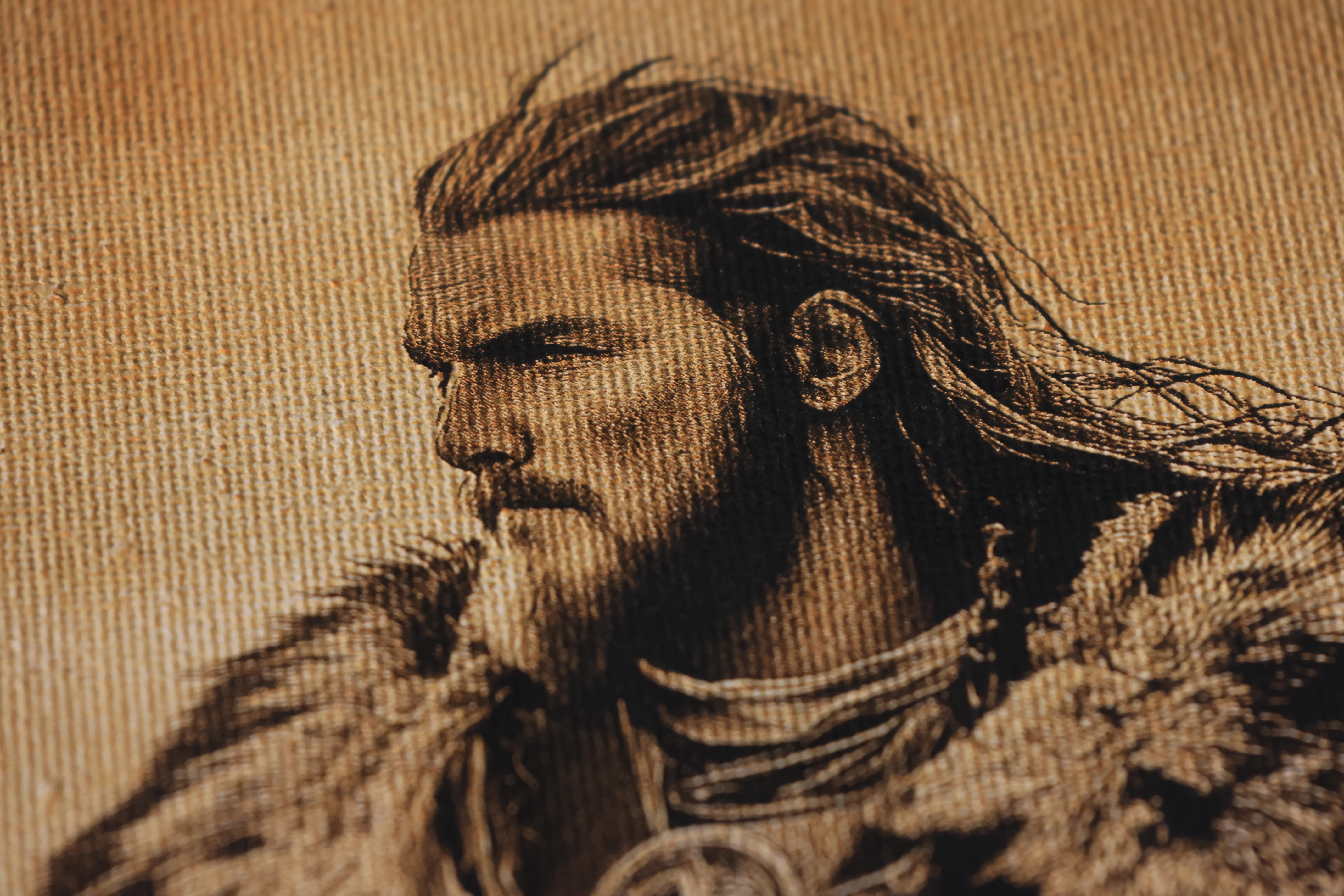 laser engraving photo on canvs laser engraving photo on canvs